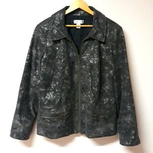 Christopher & Banks faux leather jacket